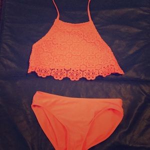 Girls size 12 halter top bikini